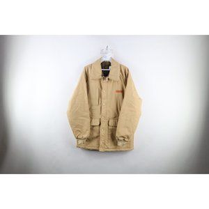 Vintage 70s Swingster Mens Medium Spell Out Counter Full Zip Parka Jacket USA